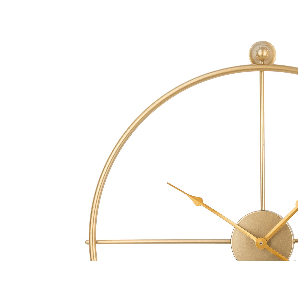 Zegar ścienny ZUCHWIL 50 cm Metal Złoty
