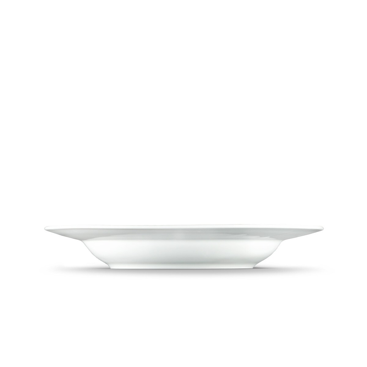 Konsimo LIVIDUS Talerz głęboki, biały/niebieski