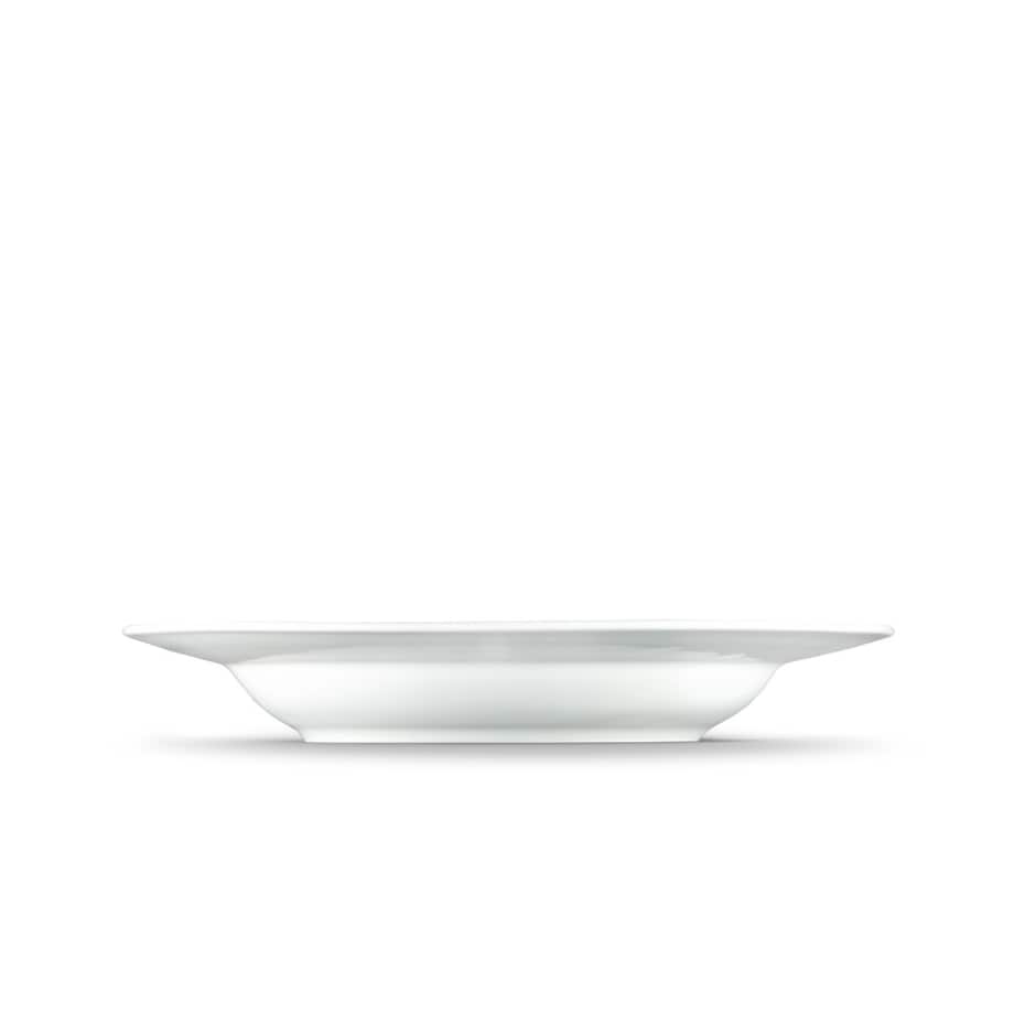 Konsimo LIVIDUS Talerz głęboki, biały/niebieski