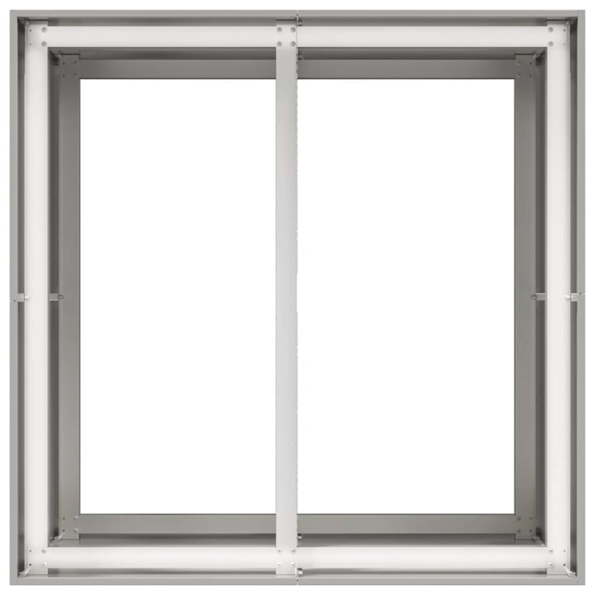 vidaXL Doniczka 80x80x80 cm Stal nierdzewna