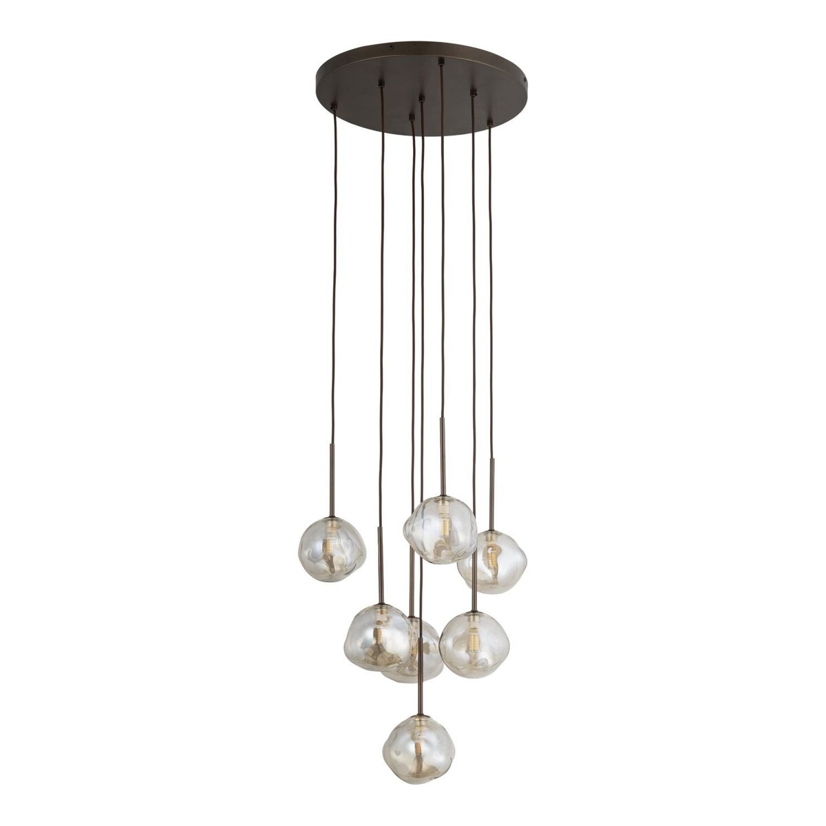 Lampa wisząca TK Lighting LAVA BROWN 11328 brązowa, nowoczesna дизайнерская