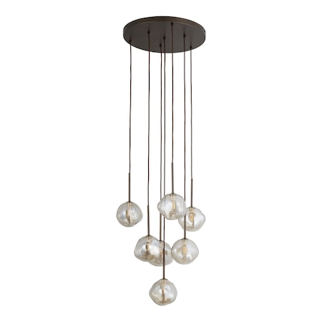 Lampa wisząca TK Lighting LAVA BROWN 11328 brązowa, nowoczesna дизайнерская