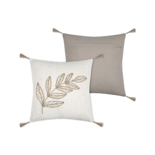 Poduszka dekoracyjna HEMERA z frędzlami, 40 x 40 cm