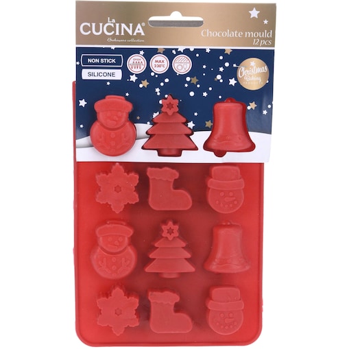 Forma do czekolady, do pralin, świąteczne motywy, silikonowa