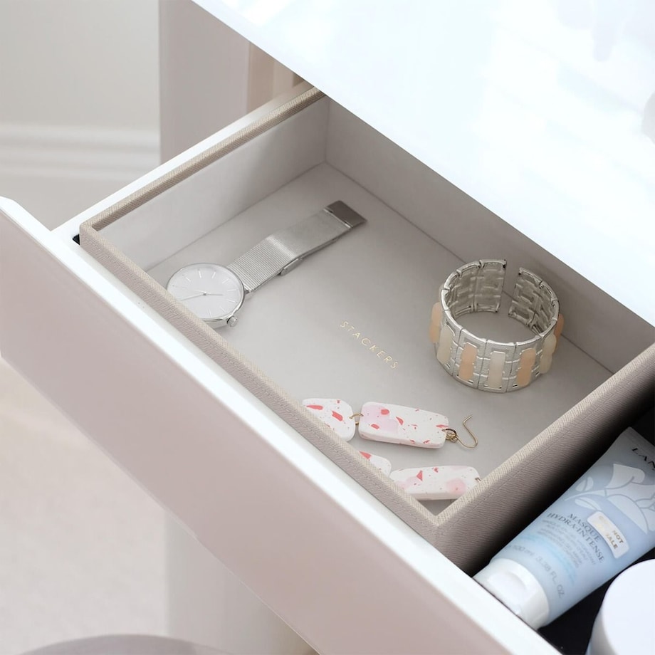 Szkatułka na biżuterię Stackers open classic taupe