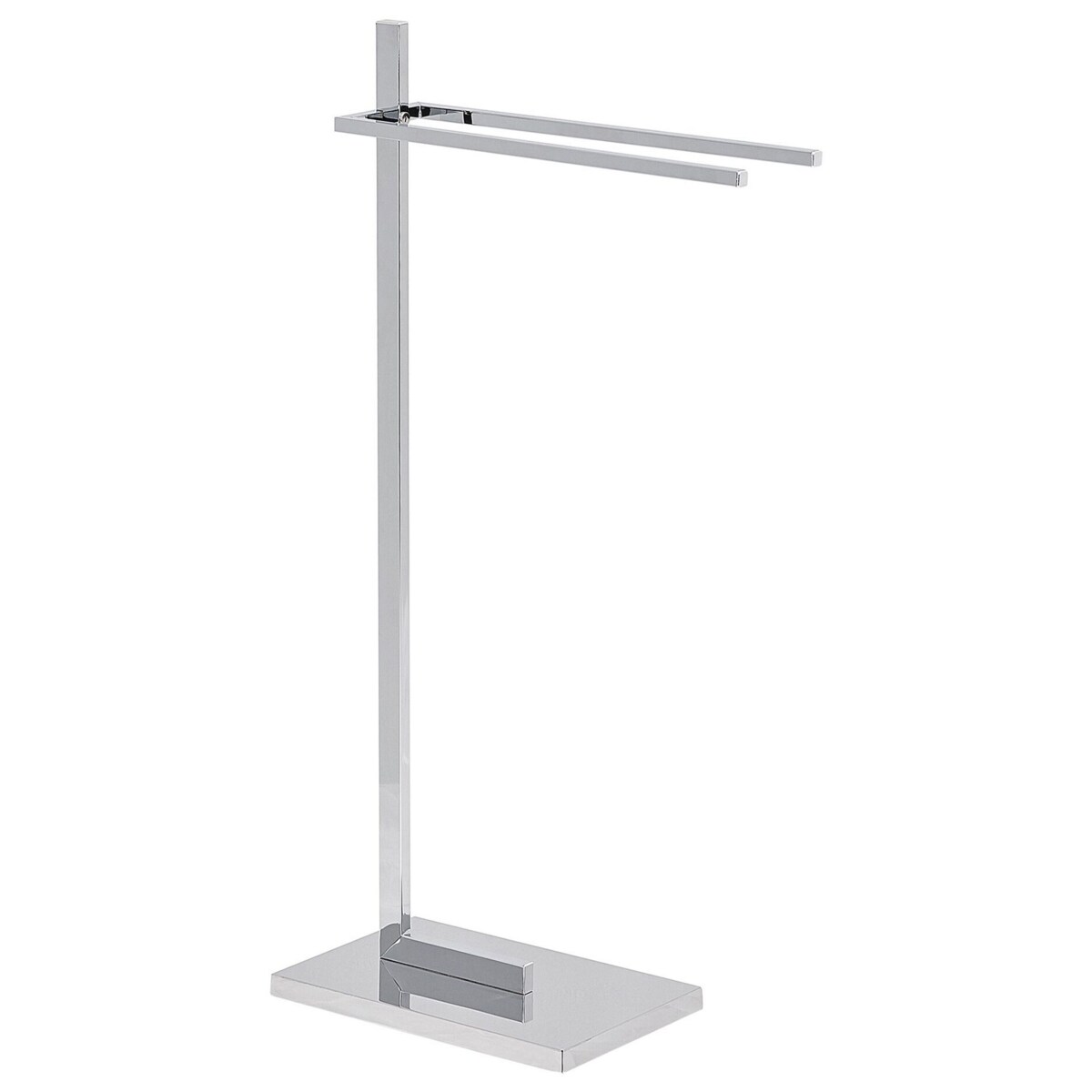 Stojak na ręczniki 45 x 86 cm srebrny SELVA