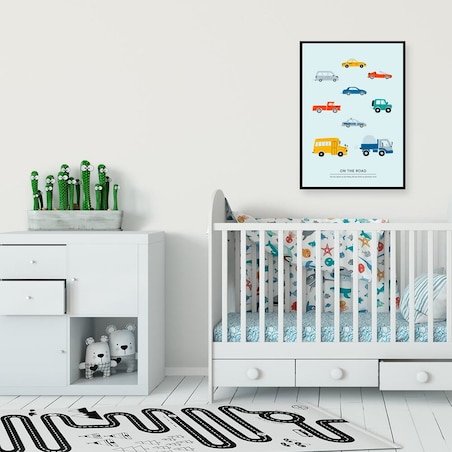 Poster Story, Plakat, Obraz - Samochody na Drodze, wymiary 30 x 42 cm