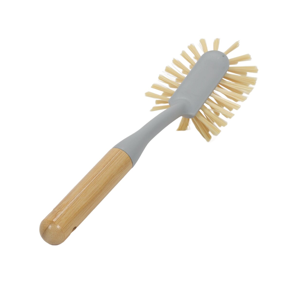 Szczotka do zmywania z uchwytem bambusowym, 28 x 7 x 6 cm