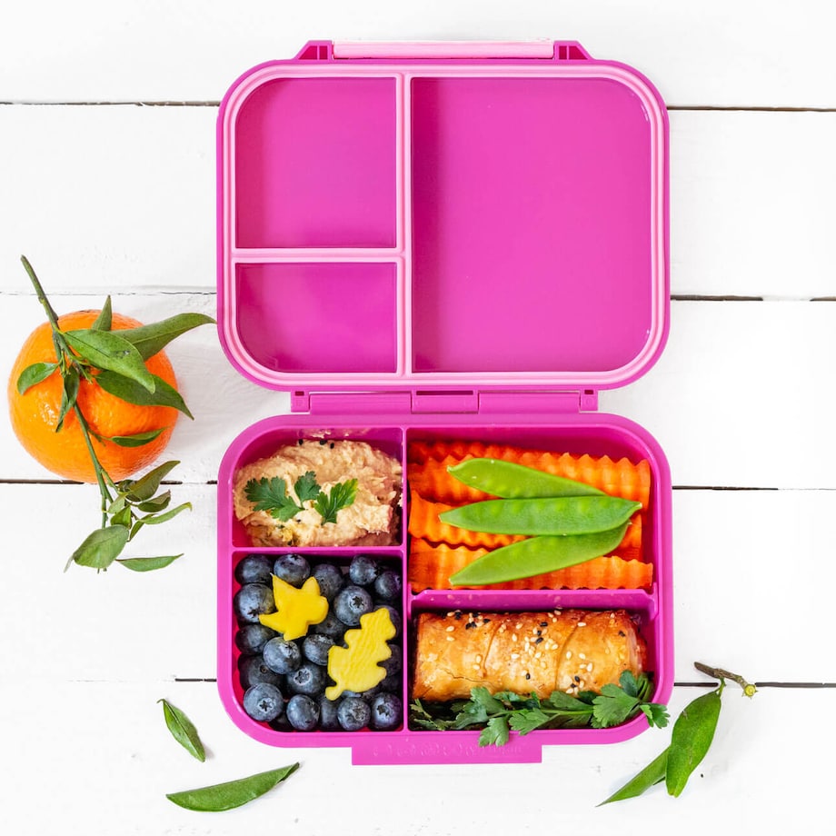 LEKKABOX CLASSIC mini lunchbox z przegródkami, Berry