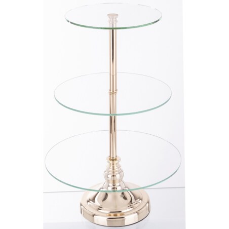 Patera szklana 3-poziomy 45x30x30 cm