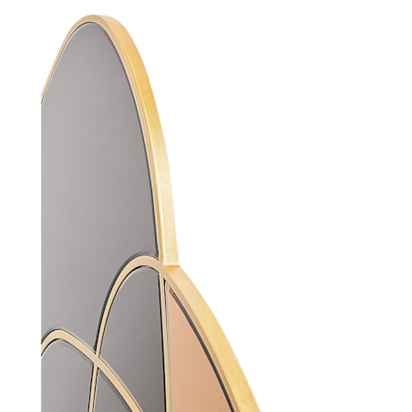 Lustro ścienne TAILLY 99 cm 89 cm Czarny