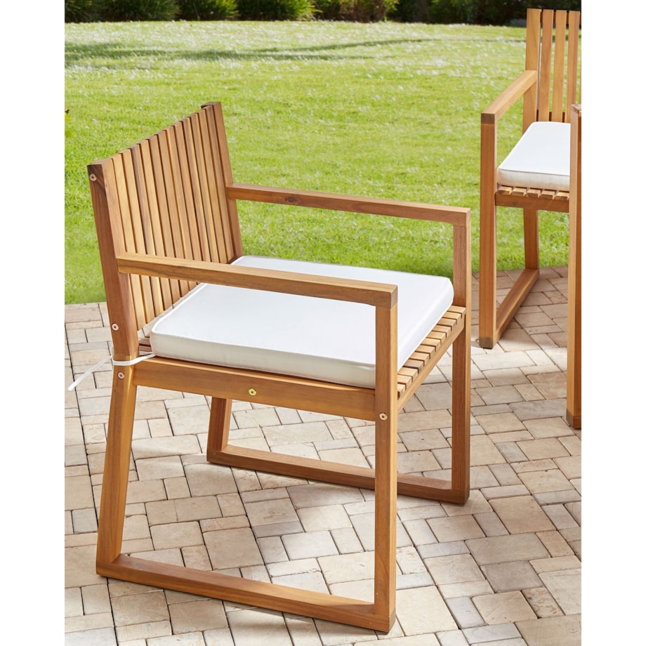 Krzesło ogrodowe Złamana biel SASSARI II