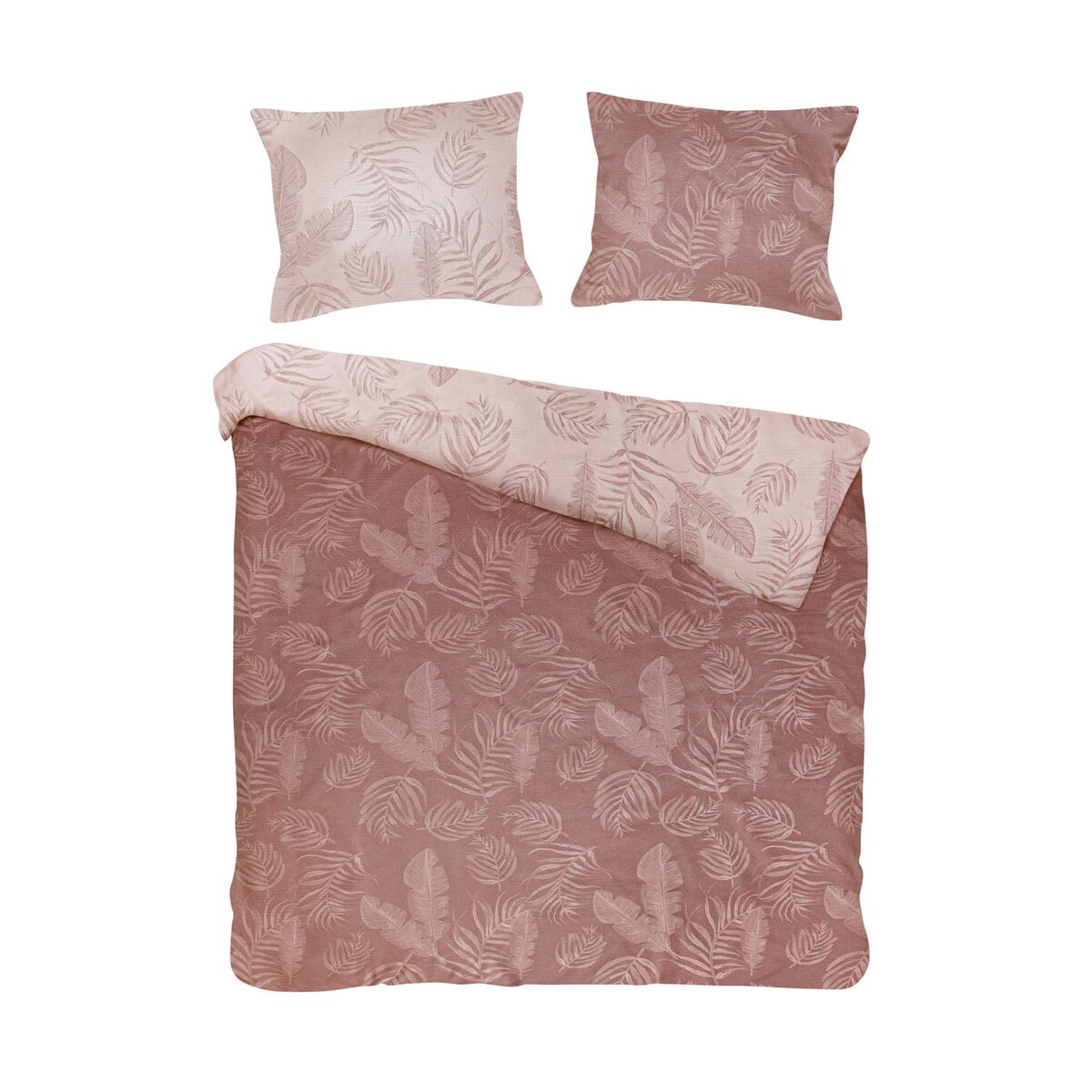 Pościel bawełniana 220x200 Cottonlove Jacquard Bahama Pudra