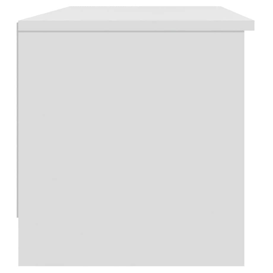 vidaXL Szafka pod TV, biała, 102x35,5x36,5 cm, materiał drewnopochodny