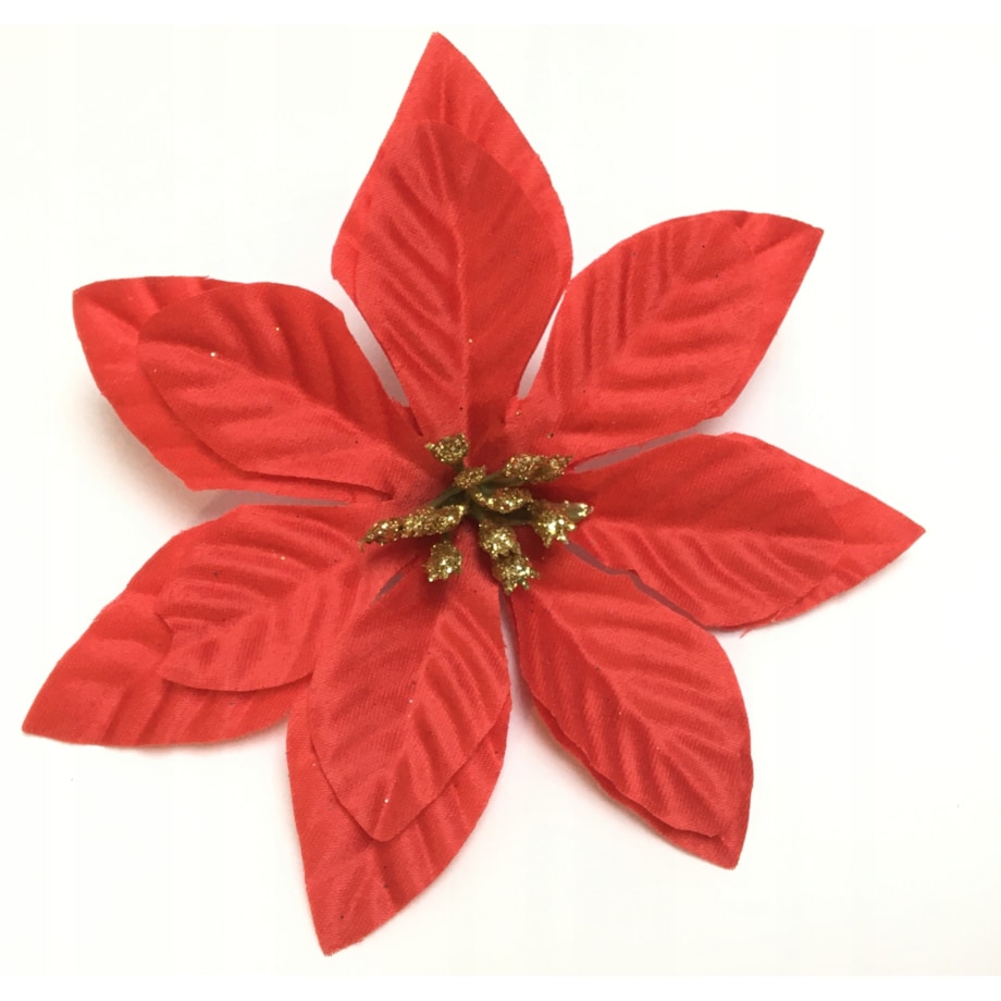 GWIAZDA betlejemska świąteczna czerwona na stroiki dekoracja choinki święta