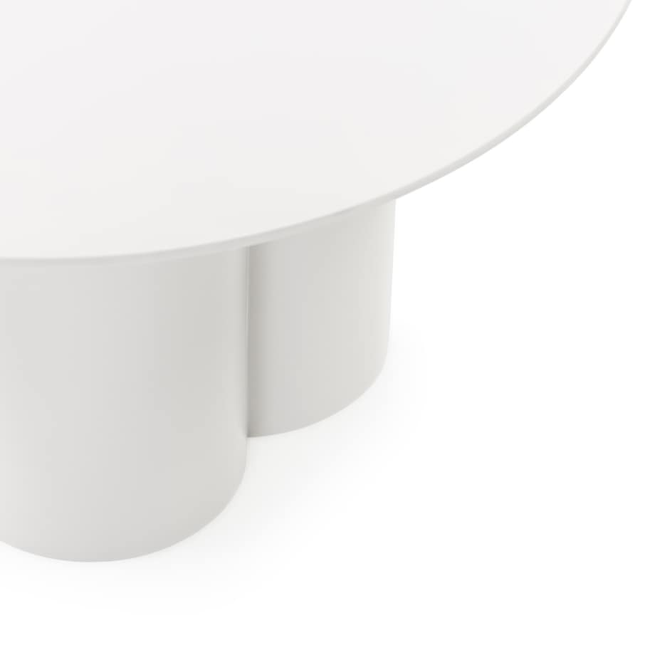 Stolik kawowy MDF szaro-beżowy 80 cm Valli