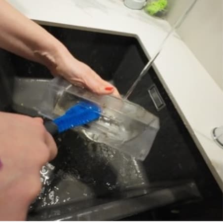 zestaw 2 szczotek do kuchni i łazienki -kedazo turbo cleanflex 2x