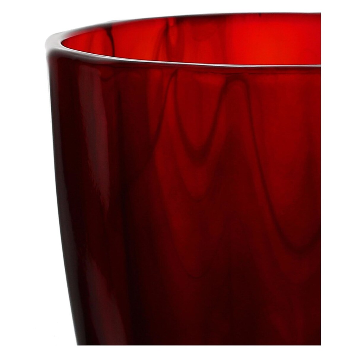 Zestaw 6 szklanek Amami - Czerwony, 320 ml