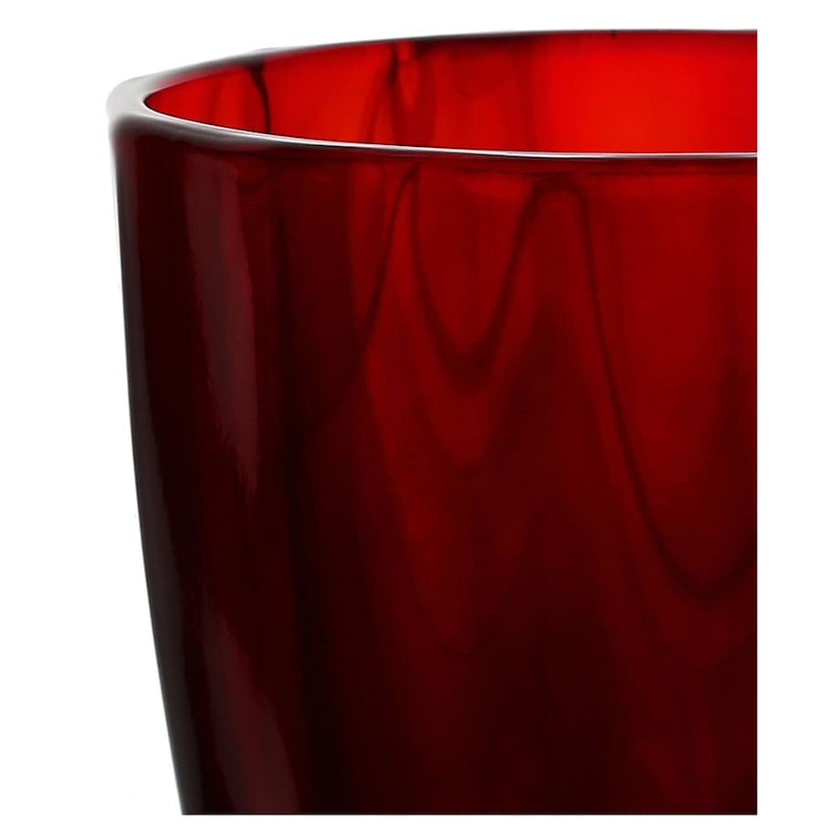 Zestaw 6 szklanek Amami - Czerwony, 320 ml