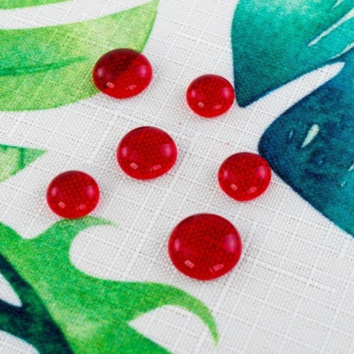 Obrus plamoodporny Elbrus Liście Palmowe zielony - 120x160 cm - wielokolorowy