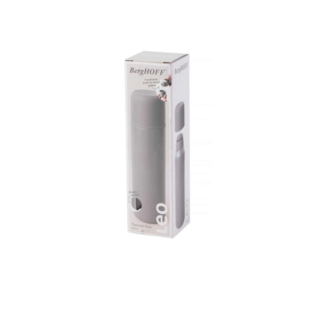 Termos, szary 0,5 L BergHOFF