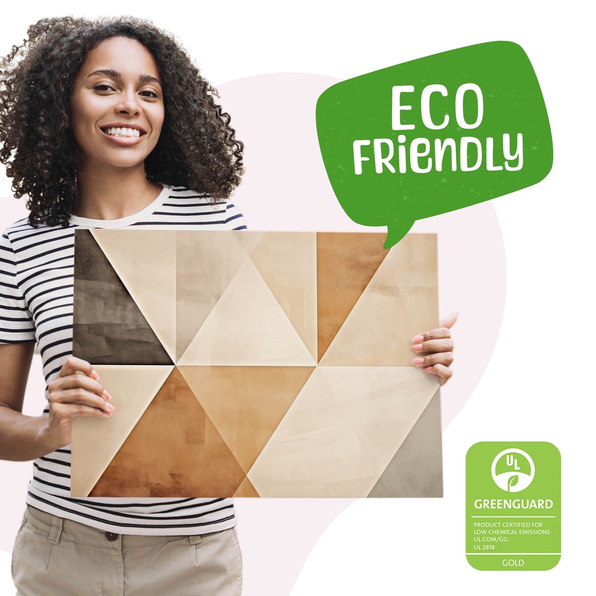 Obraz Na Płótnie Do Sypialni Styl Boho Wzór Geometryczny Abstrakcja 120x80cm