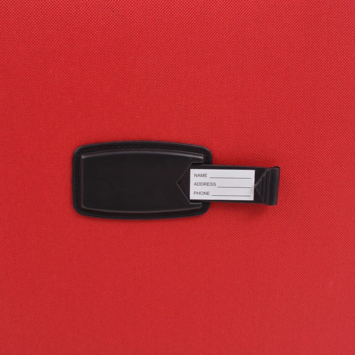 vidaXL 3-częściowy komplet walizek podróżnych, czerwony