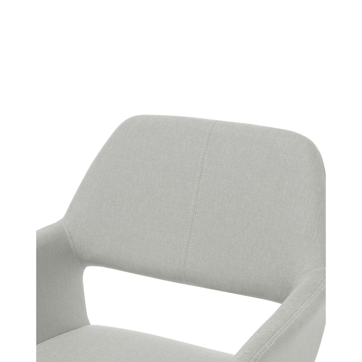 Zestaw 2 krzeseł do jadalni szary CHICAGO