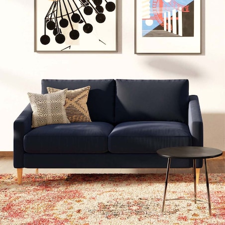 Karoto sofa 2 osobowa Granatowa