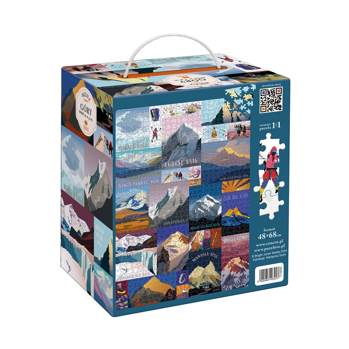 Puzzlove CzuCzu Góry 8000 m n.p.m. 1000 el.