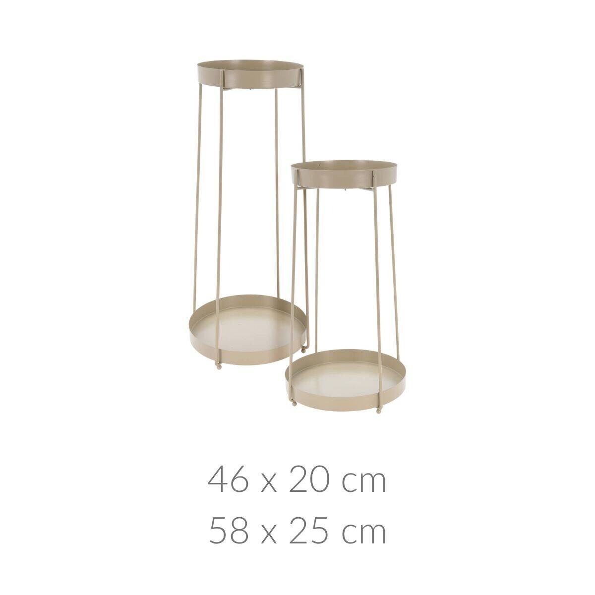 Kwietnik metalowy stojący SIMPLE, na 4 doniczki
