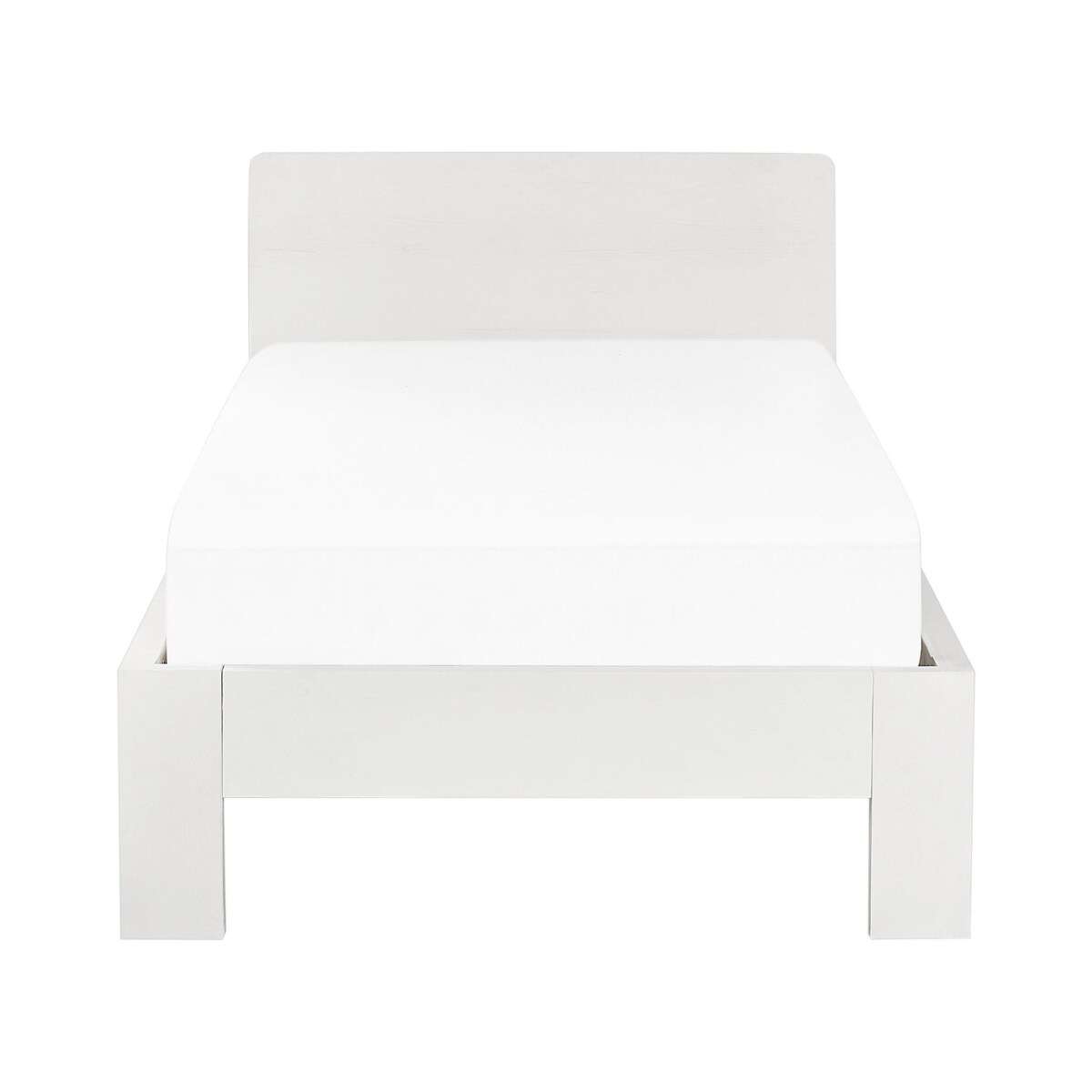 Łóżko drewniane 90 x 200 cm białe ROYAN