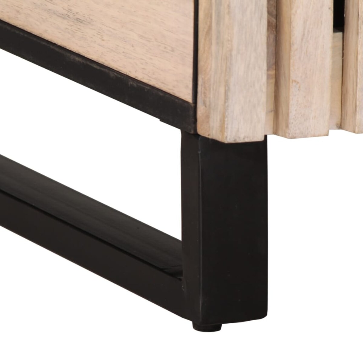 vidaXL Szafka nocna, biała, 50x34x60 cm, lite drewno mango