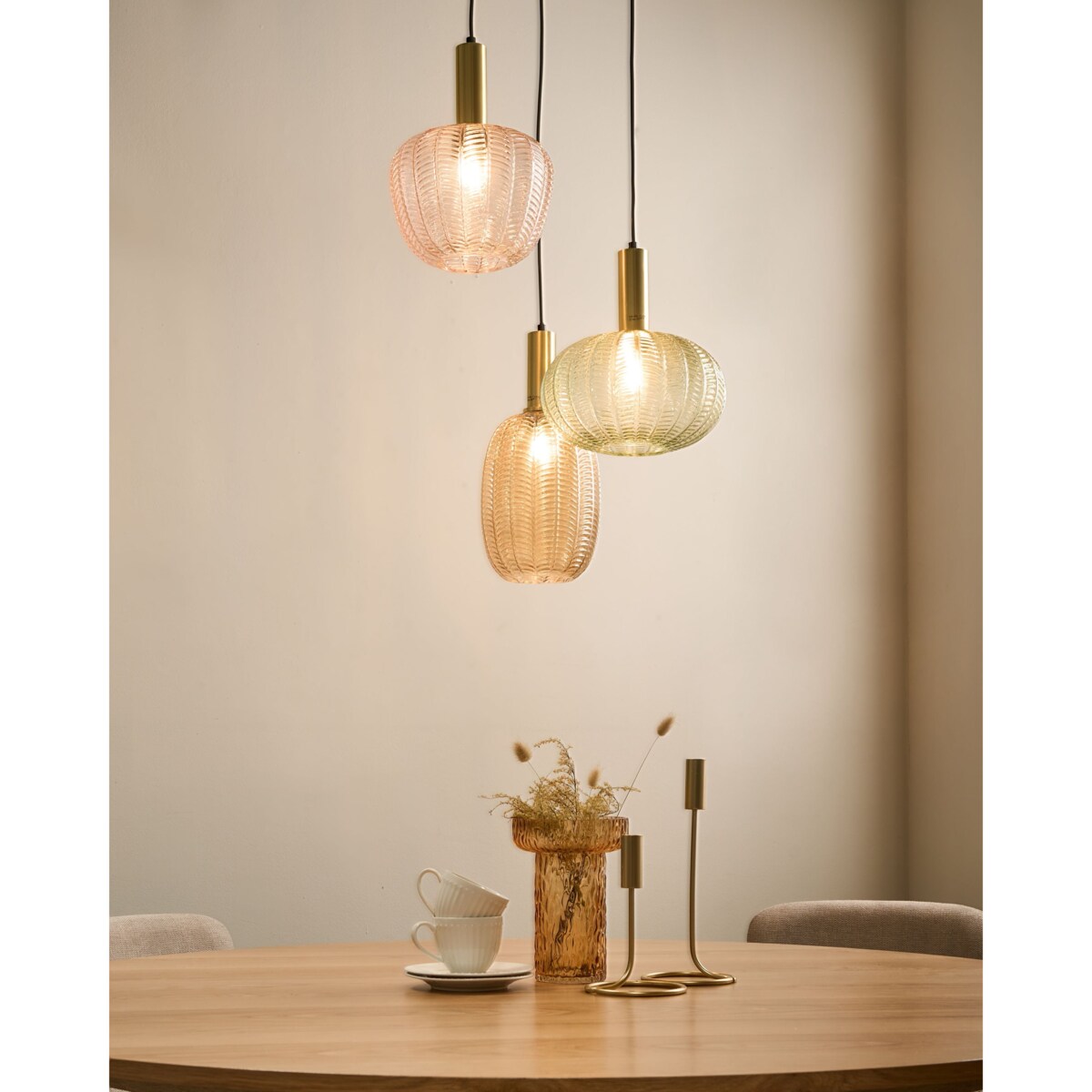 Lampa wisząca NJORO Szkło Kolorowy