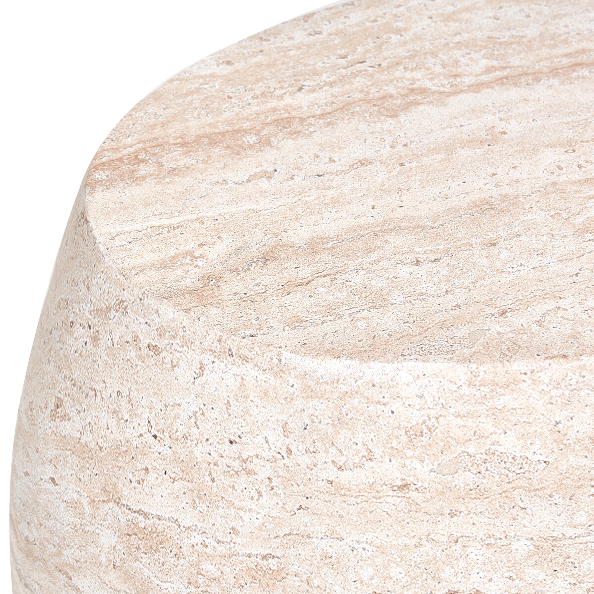 Stolik pomocniczy RICADI 40 cm 58 cm Efekt trawertynu
