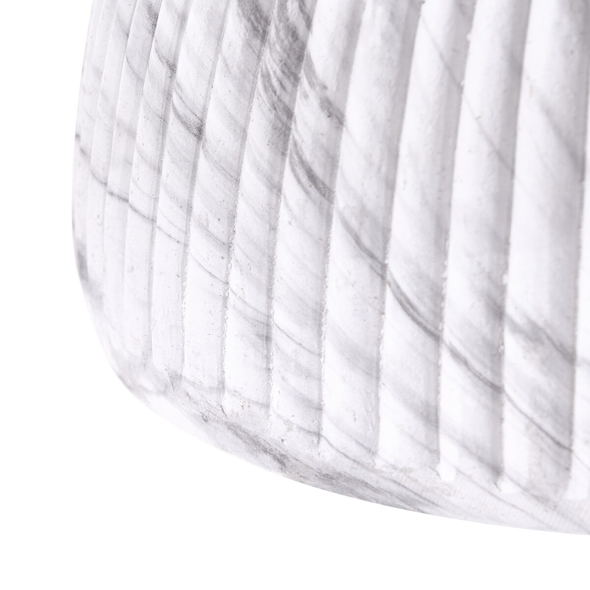 Stolik pomocniczy OCCHITO 36 cm 36 cm Biały marmur