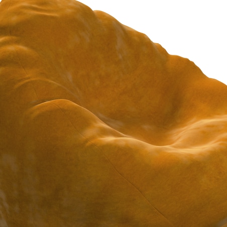 Worek do siedzenia Bowli, miodowy, Ø80 x 115 cm, Posh Velvet