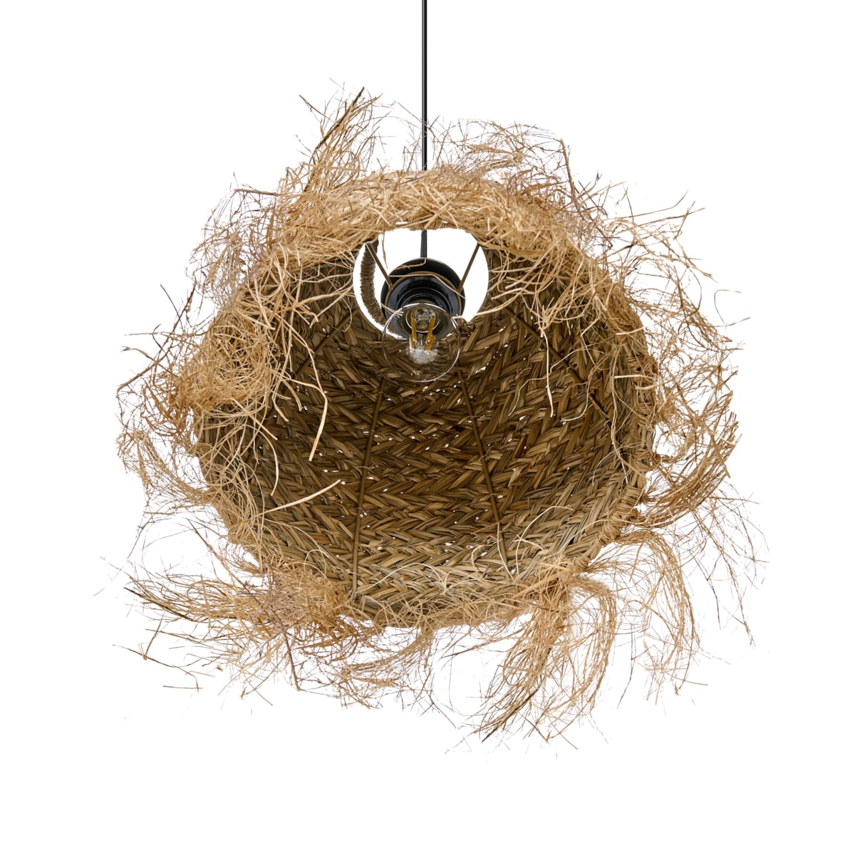 Lampa wisząca MOROVIS Trawa morska Naturalny