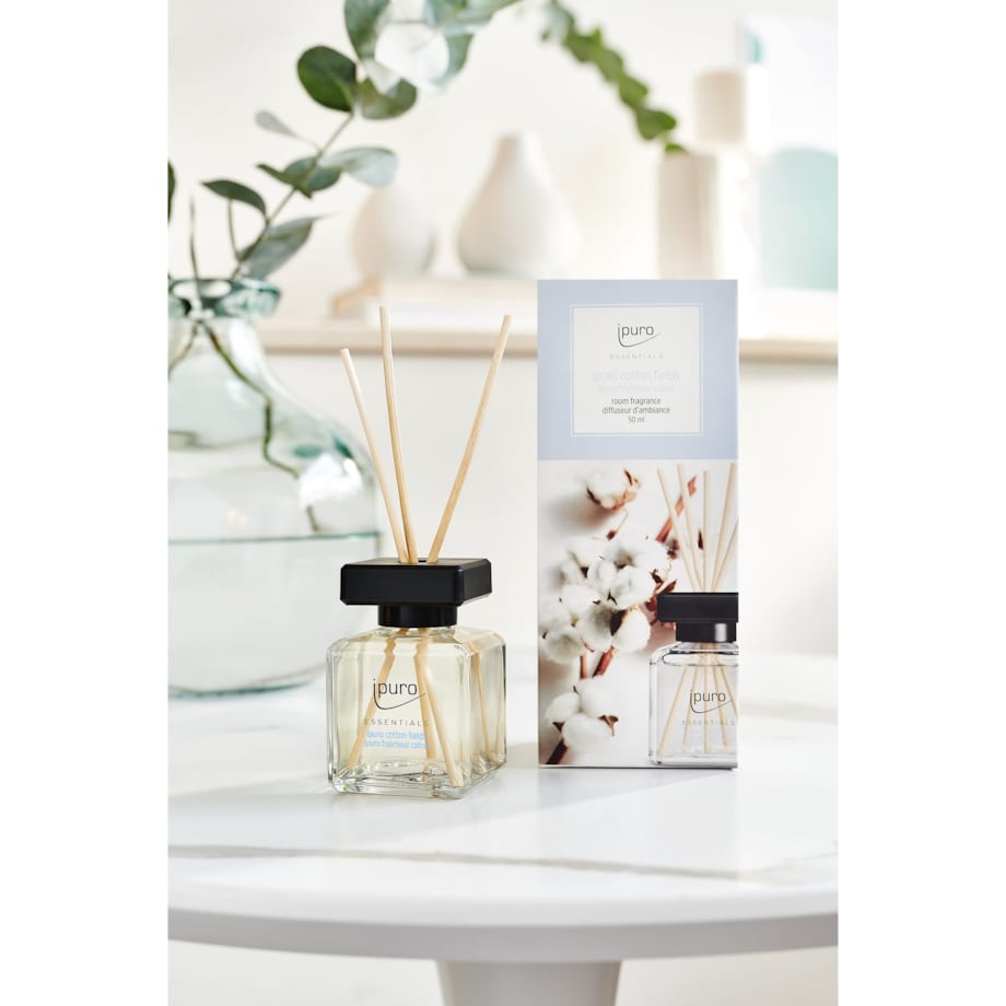 Dyfuzor zapachowy ipuro ESSENTIALS, Cotton Fields, 50 ml