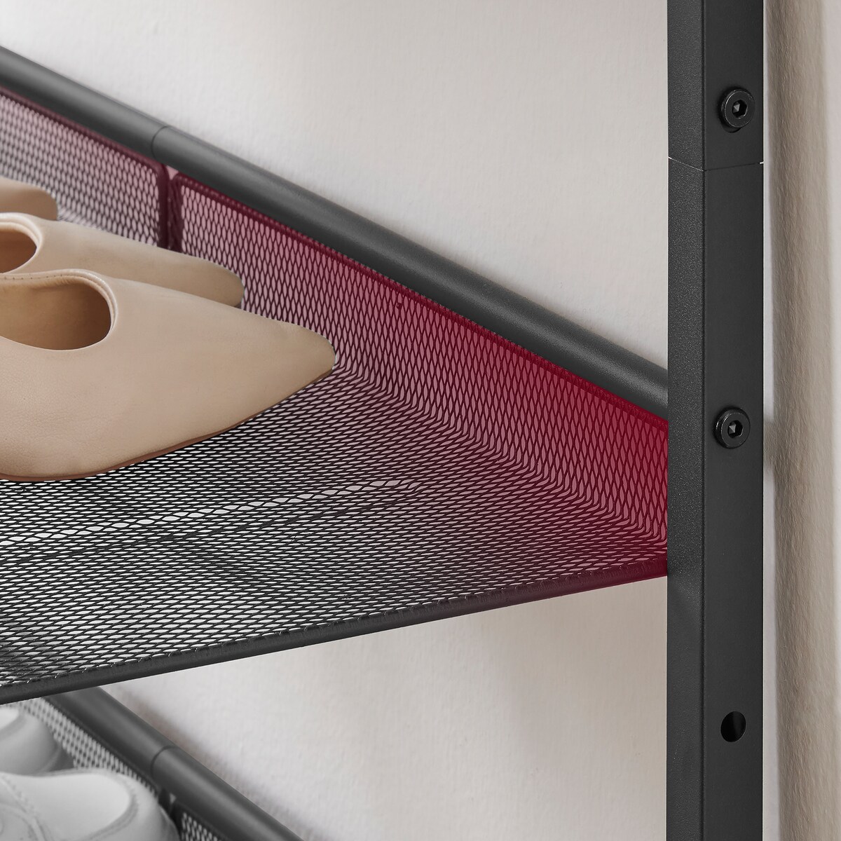 Szafka Na Buty w stylu loftowym dąb Artisan, czarny