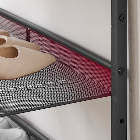 Szafka Na Buty w stylu loftowym dąb Artisan, czarny