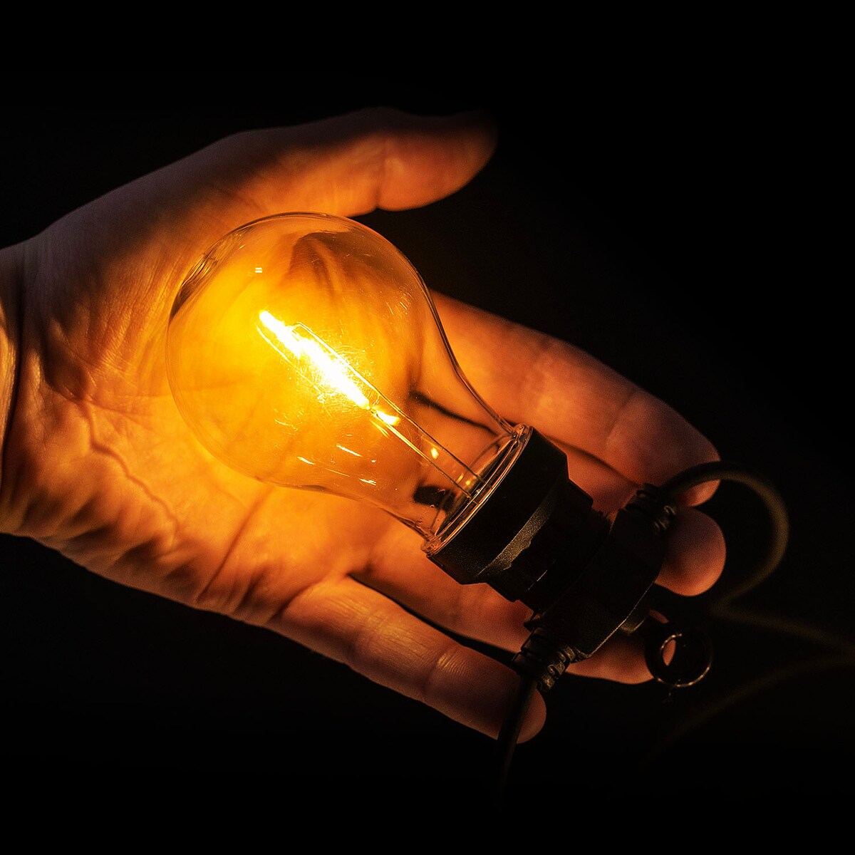 Girlanda Ogrodowa Świetlna Lampki Ogrodowe Łańcuch