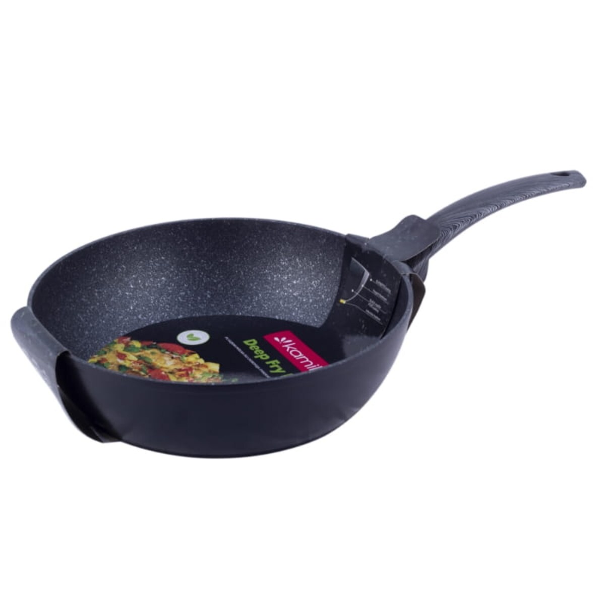 Patelnia marmurowa głęboka wok 26cm indukcja KAMILLE