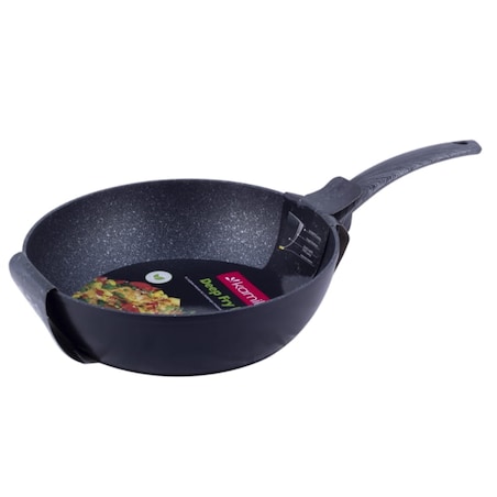 Patelnia marmurowa głęboka wok 26cm indukcja KAMILLE