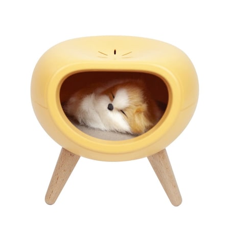 Lampka nocna dla dzieci z pieskiem - żółta