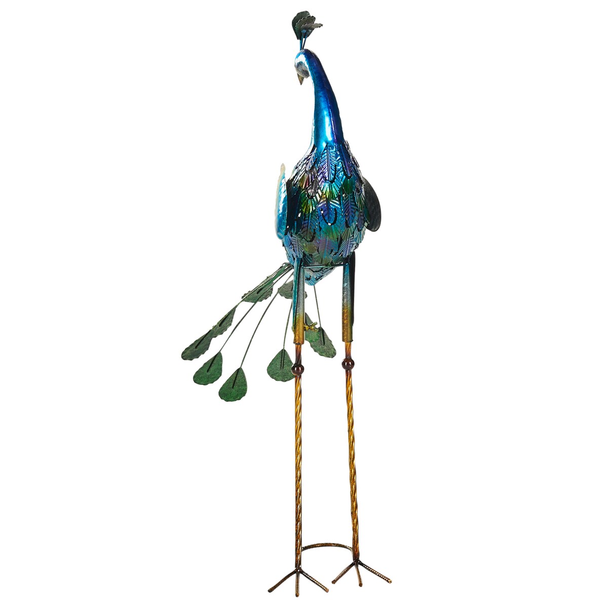 Rzeźba ogrodowa PEACOCK Niebieski