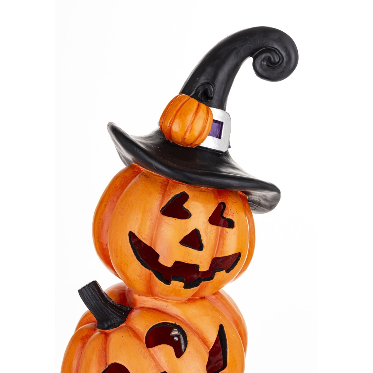 Dekoracja Halloween 56,5x27x27 cm LED- WESOŁE DYNIE