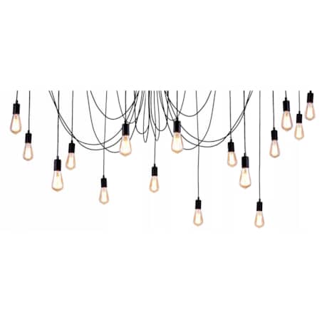 Lampa Sufitowa Wisząca Żyrandol Pająk 8 E27 Led