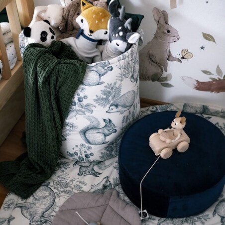 Kosz na zabawki Tobi, rudy, 40x50cm, Cotton Story