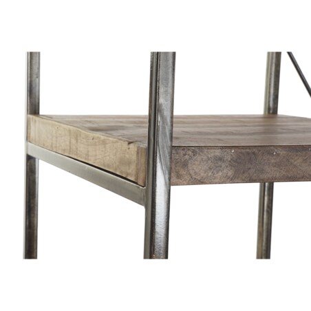 Regał metalowy loftowy drewno mango 130x47x205 cm